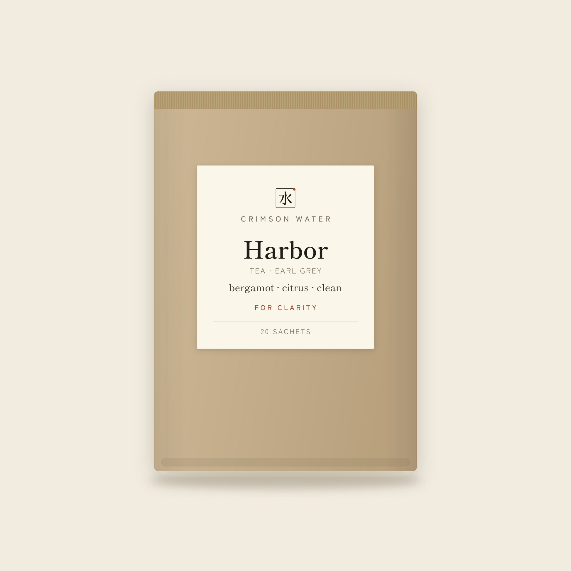 Harbor tea pouch